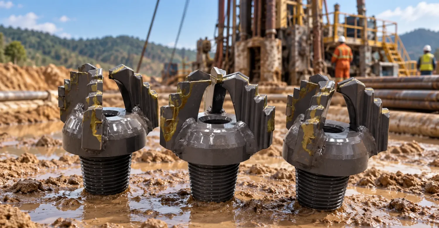 Custom alloy drag drill bits