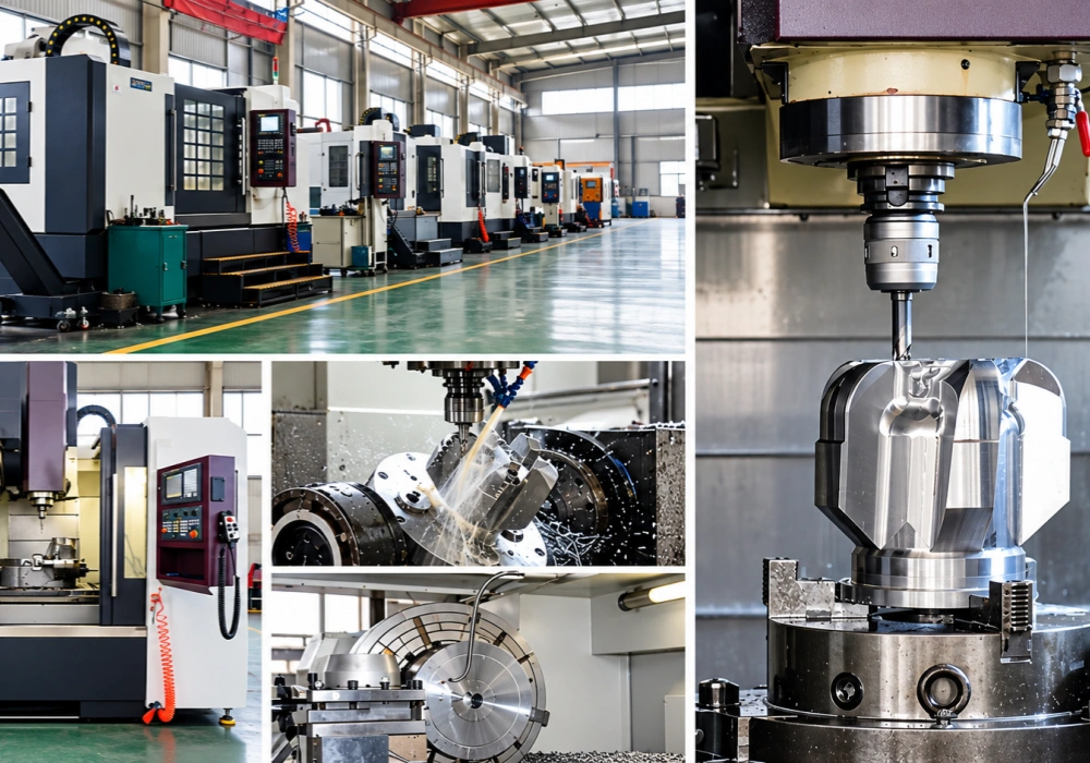 CNC machining of five-blade PDC oilfield drill bit