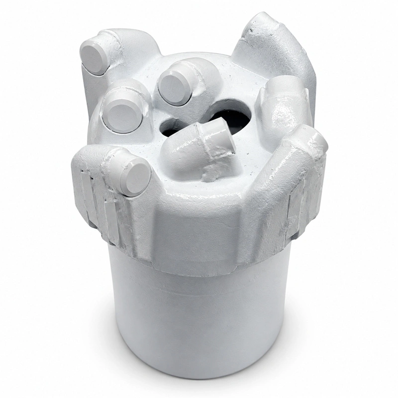 New 91 mm flat-top PDC drill bit with 7 x 1308 cutters before drilling