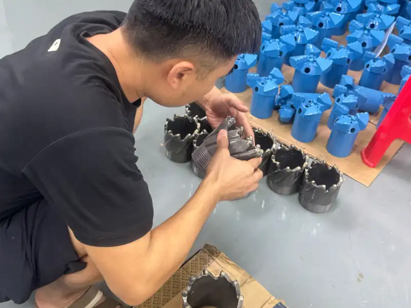 Final drilling tool inspection before shipment