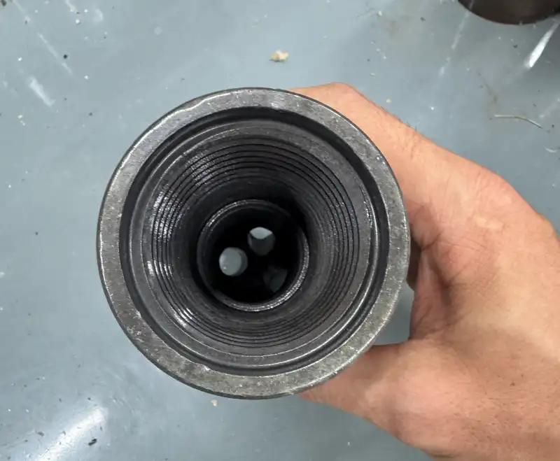 Drill bit thread and connection check